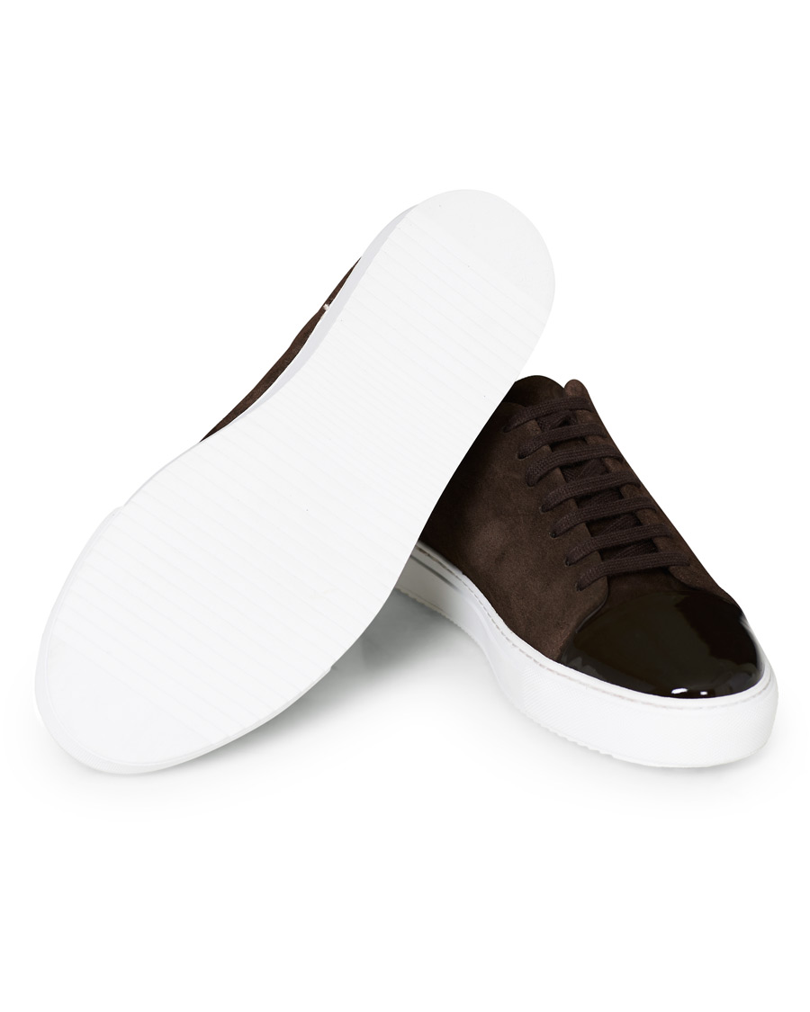 Herr | Axel Arigato High Shine Toe Cap Sneaker Brown Suede | Axel Arigato | High Shine Toe Cap Sneaker Brown Suede