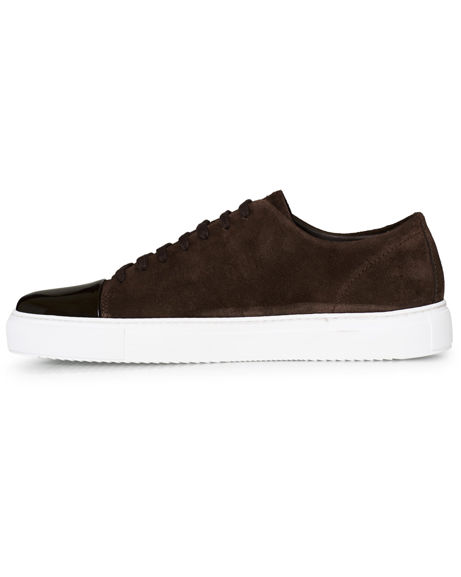Herr | Axel Arigato High Shine Toe Cap Sneaker Brown Suede | Axel Arigato | High Shine Toe Cap Sneaker Brown Suede