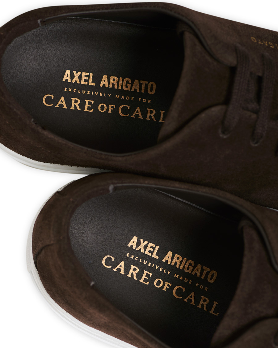 Herr | Axel Arigato High Shine Toe Cap Sneaker Brown Suede | Axel Arigato | High Shine Toe Cap Sneaker Brown Suede