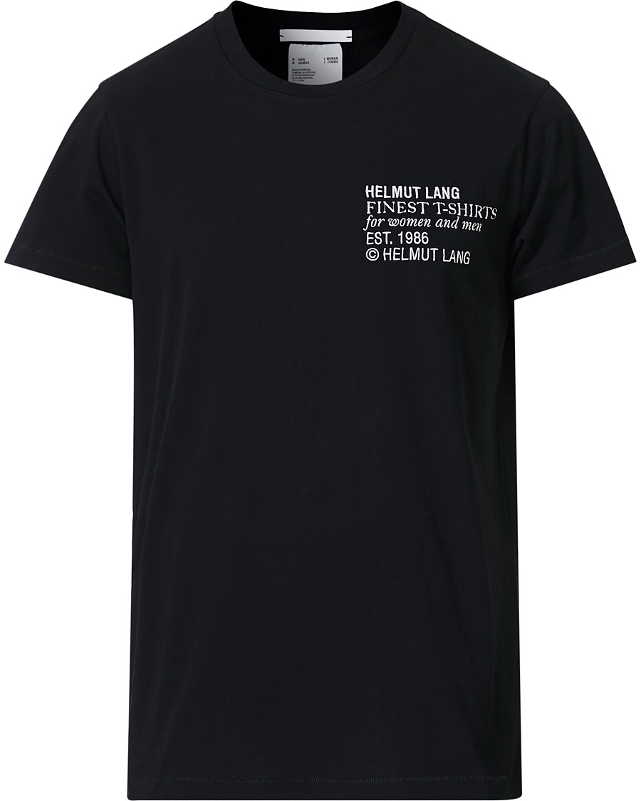 Herr | T-Shirts | Helmut Lang | Standard Finest Tee Black