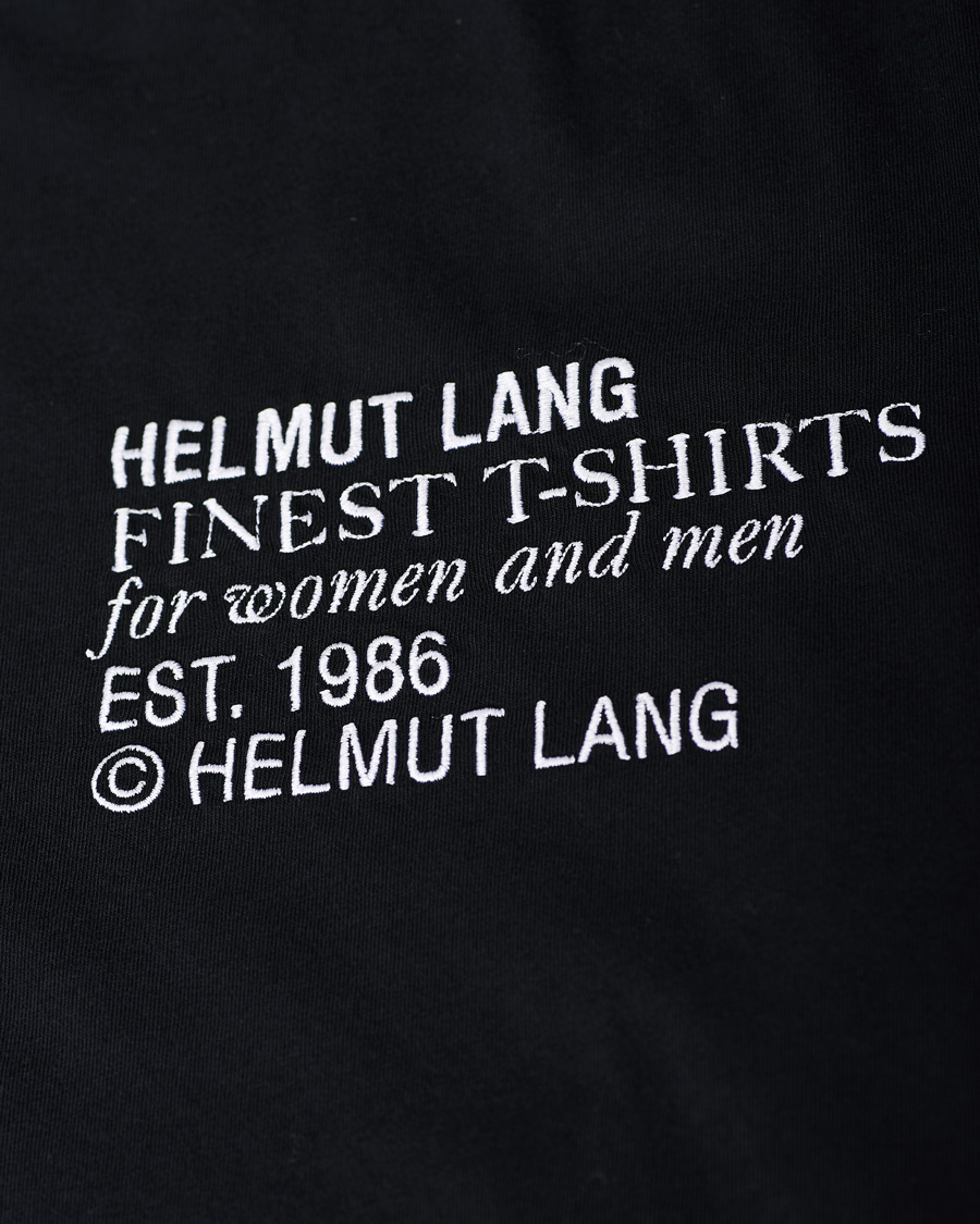 Herr | T-Shirts | Helmut Lang | Standard Finest Tee Black