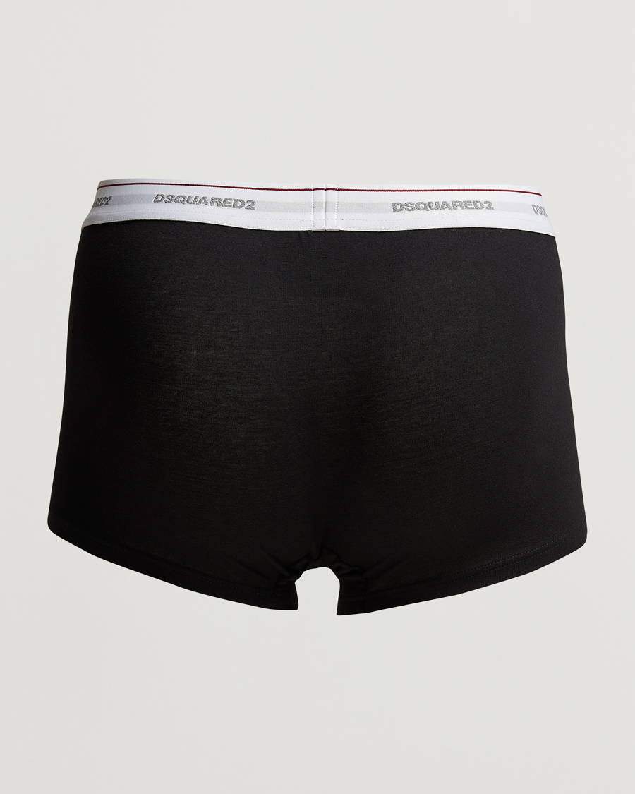 Herr | Realisation | Dsquared2 | 3-Pack Cotton Stretch Trunk Black