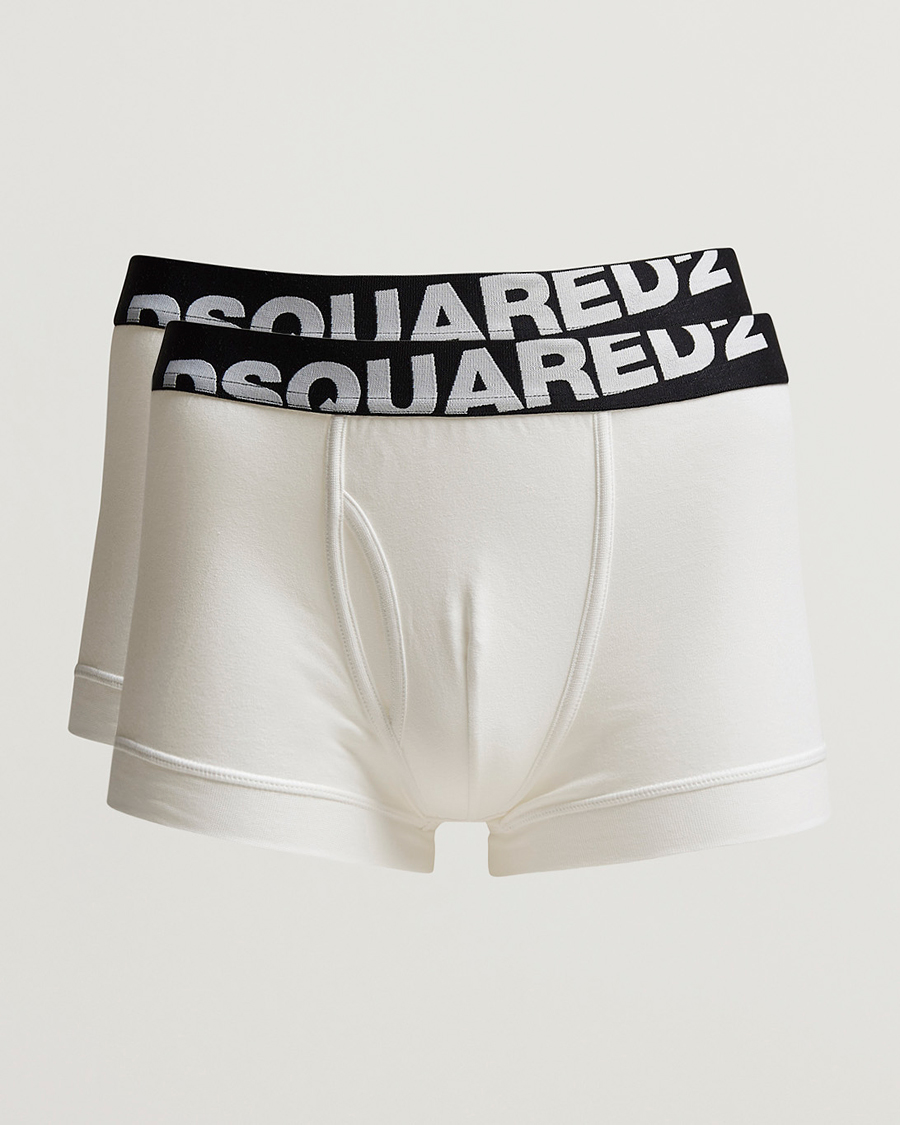 Herr |  | Dsquared2 | 2-Pack Cotton Stretch Trunk White