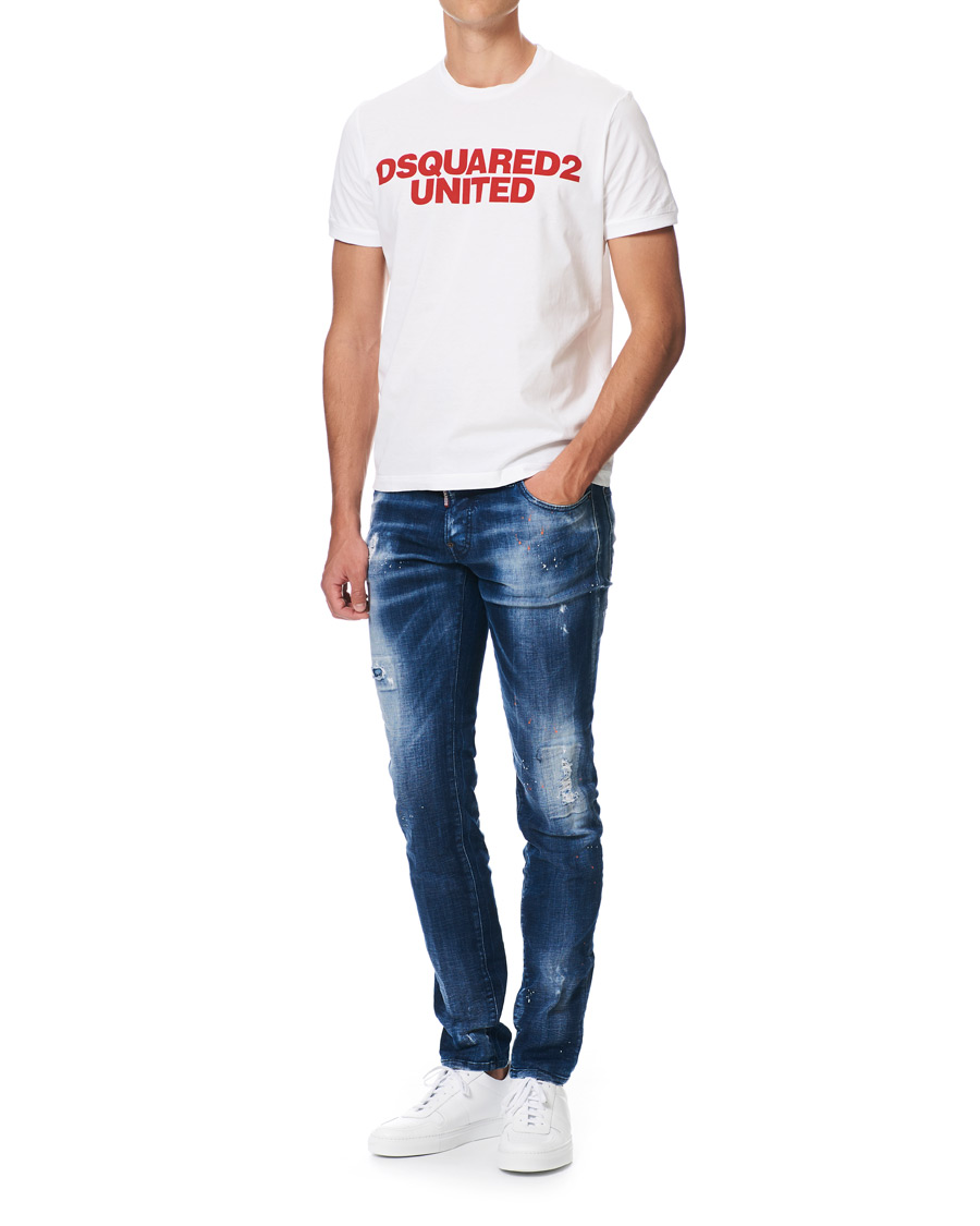 Herr | Jeans | Dsquared2 | Slim Jeans Medium Orange Country Wash