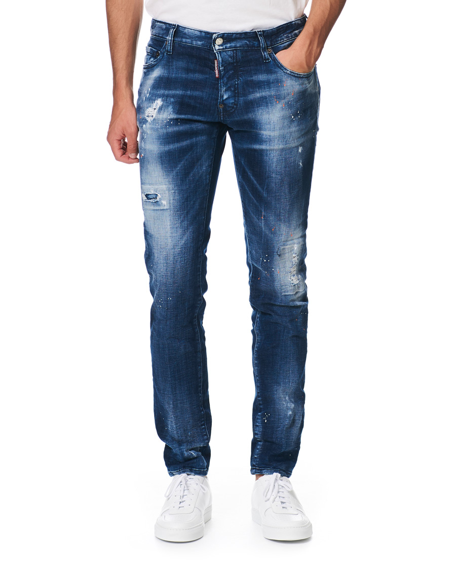 Herr | Jeans | Dsquared2 | Slim Jeans Medium Orange Country Wash