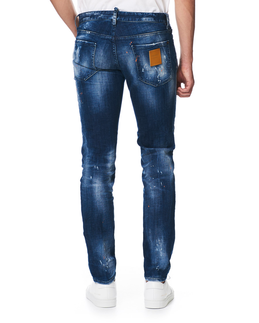 Herr | Jeans | Dsquared2 | Slim Jeans Medium Orange Country Wash