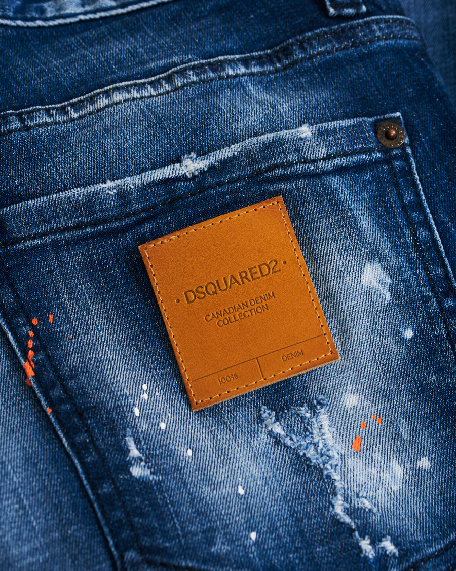 Herr | Jeans | Dsquared2 | Slim Jeans Medium Orange Country Wash