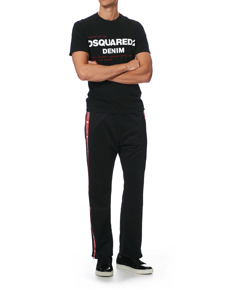 Herr | Byxor | Dsquared2 | Track Logo Sweatpants Black