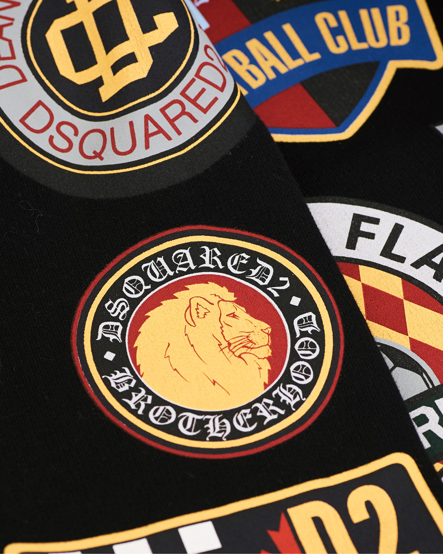 Herr | Tröjor | Dsquared2 | Cool Fit Patch Work Sweatshirt Black