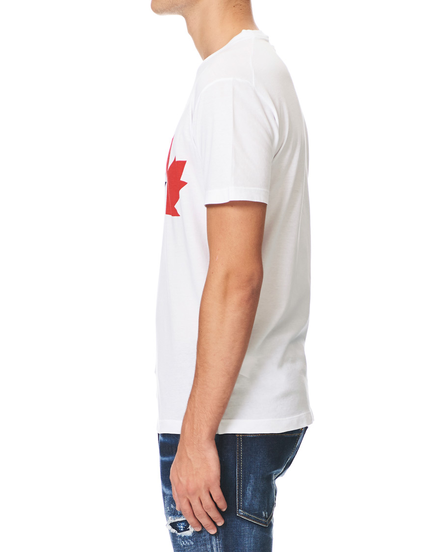 Herr | T-Shirts | Dsquared2 | Cool Fit Logo Crew Neck Tee White