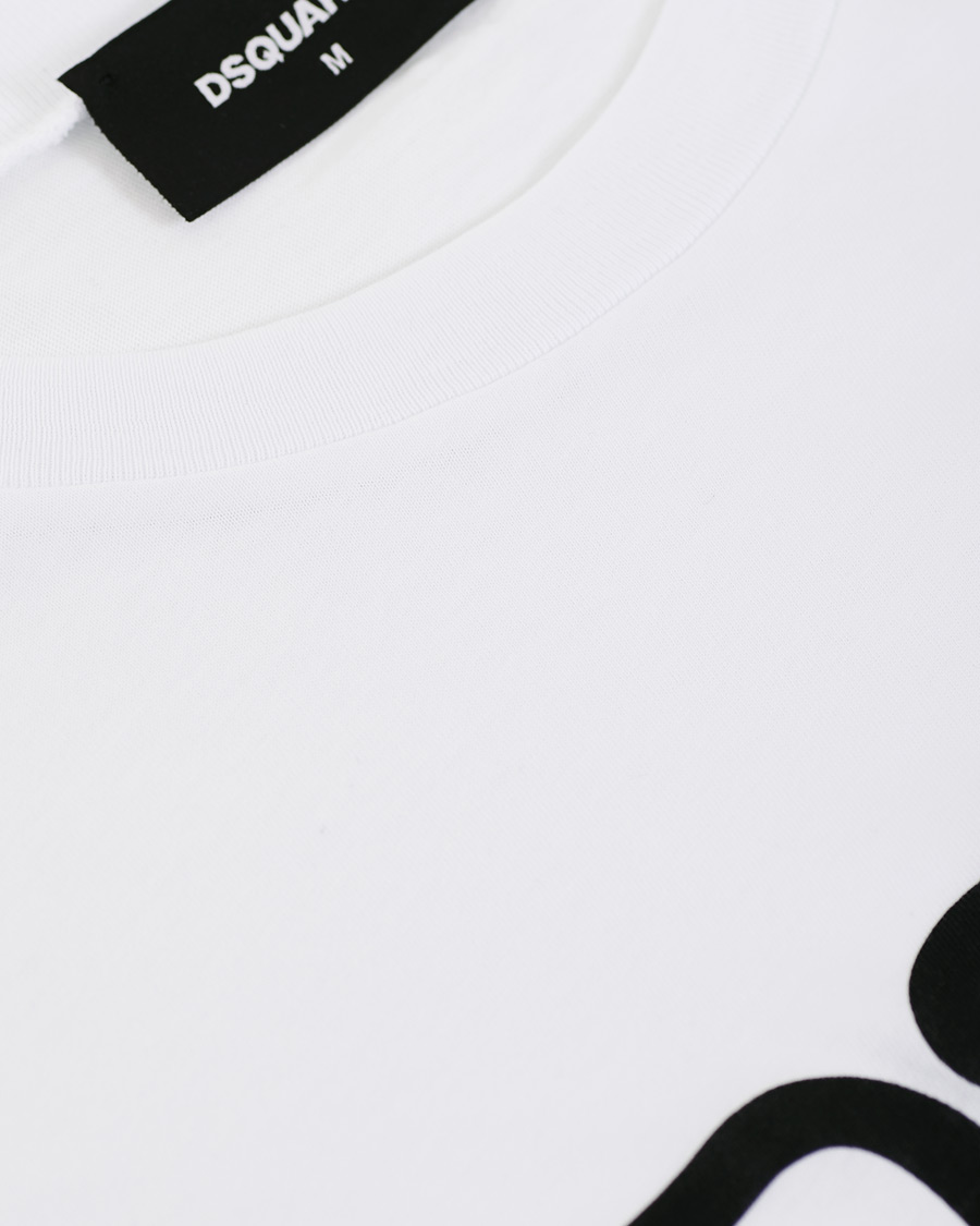 Herr | T-Shirts | Dsquared2 | Cool Fit Logo Crew Neck Tee White