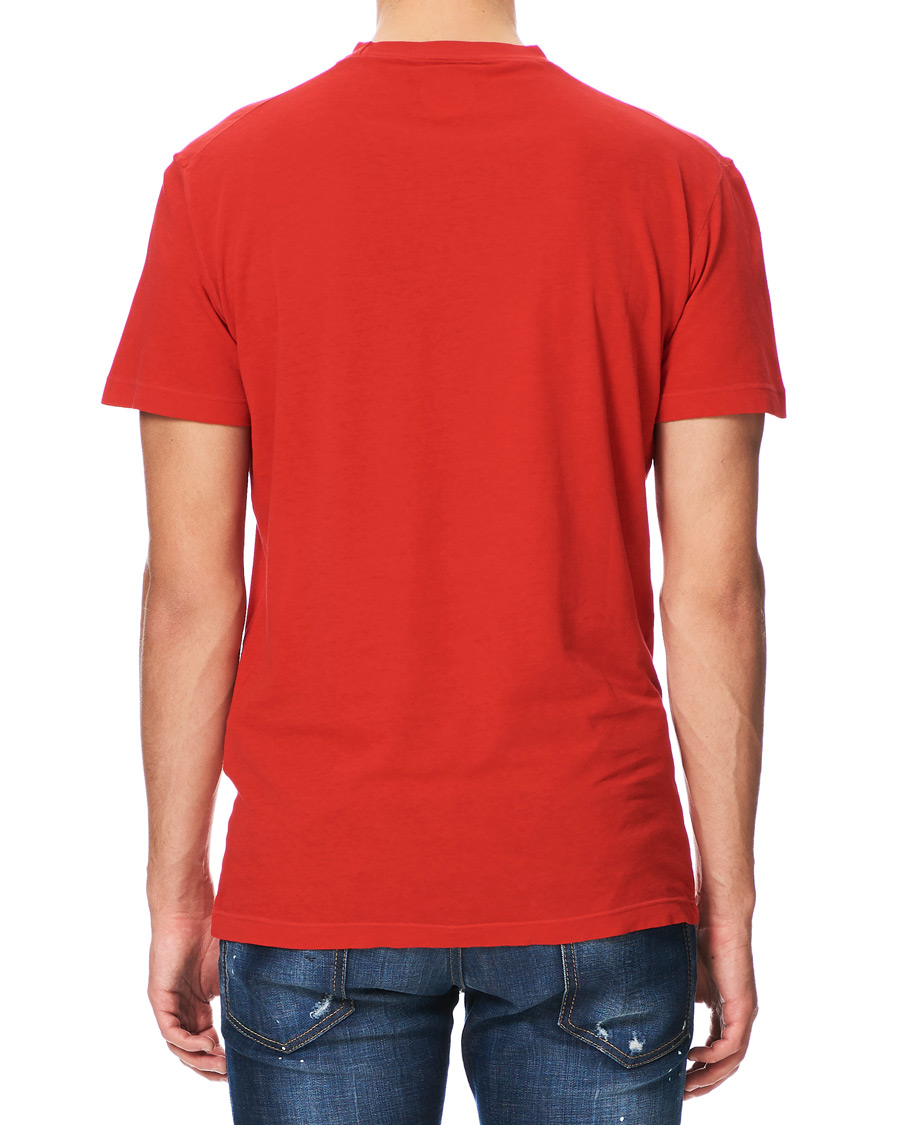 Herr | T-Shirts | Dsquared2 | Cool Fit Logo Crew Neck Tee Red