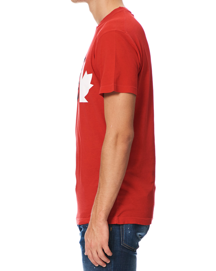Herr | T-Shirts | Dsquared2 | Cool Fit Logo Crew Neck Tee Red