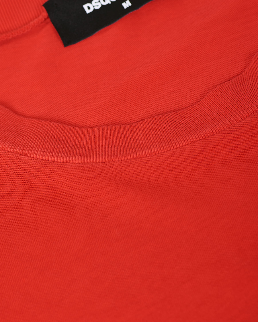 Herr | T-Shirts | Dsquared2 | Cool Fit Logo Crew Neck Tee Red