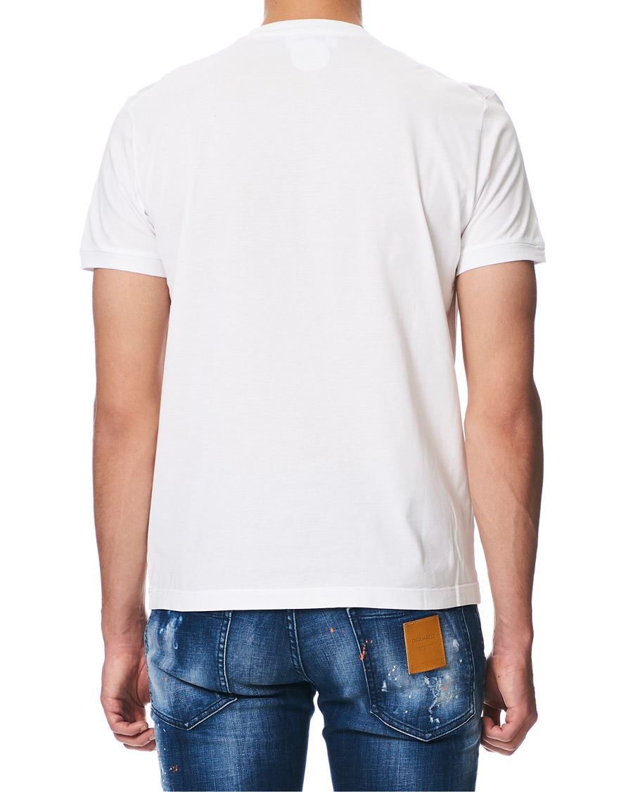 Herr | T-Shirts | Dsquared2 | Slouch Fit Logo Crew Neck Tee White