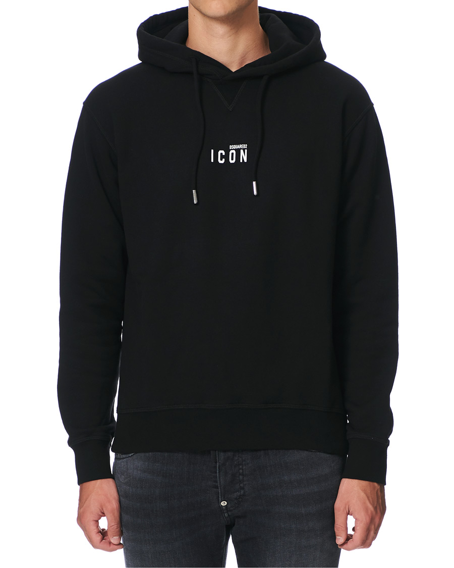 Herr | Tröjor | Dsquared2 | Cool Fit Icon Small Logo Hoodie Black