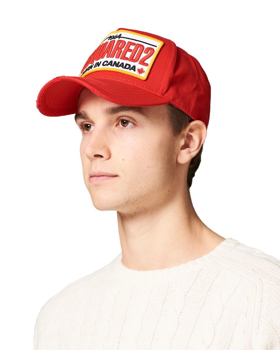 Herr | Dsquared2 Logo Cap Red | Dsquared2 | Logo Cap Red