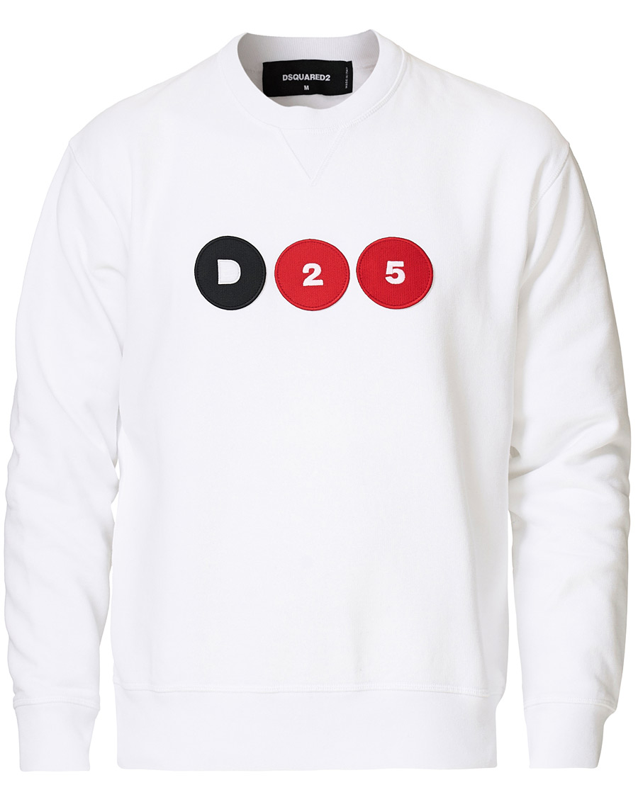 Herr | Tröjor | Dsquared2 | 25th Anniversary Capsule Collection Sweatshirt White