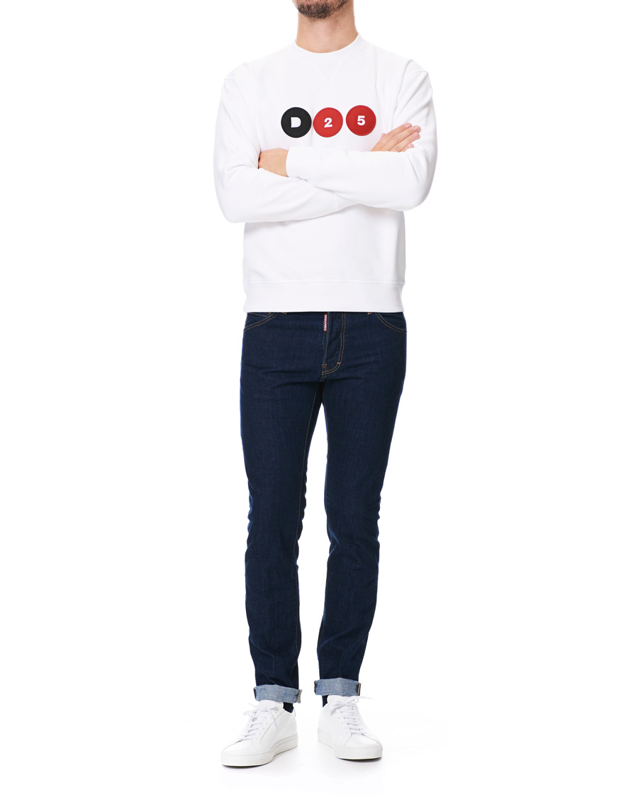 Herr | Tröjor | Dsquared2 | 25th Anniversary Capsule Collection Sweatshirt White