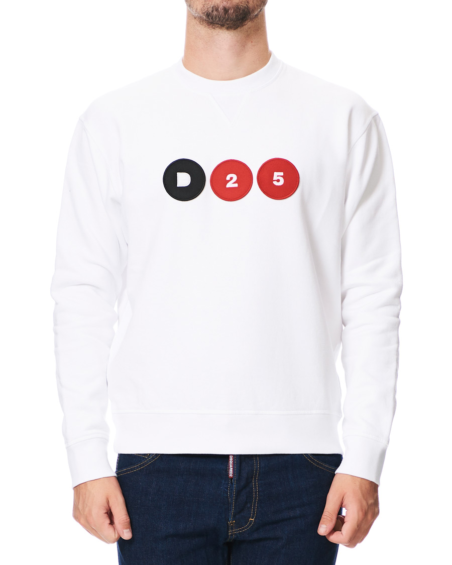 Herr | Tröjor | Dsquared2 | 25th Anniversary Capsule Collection Sweatshirt White