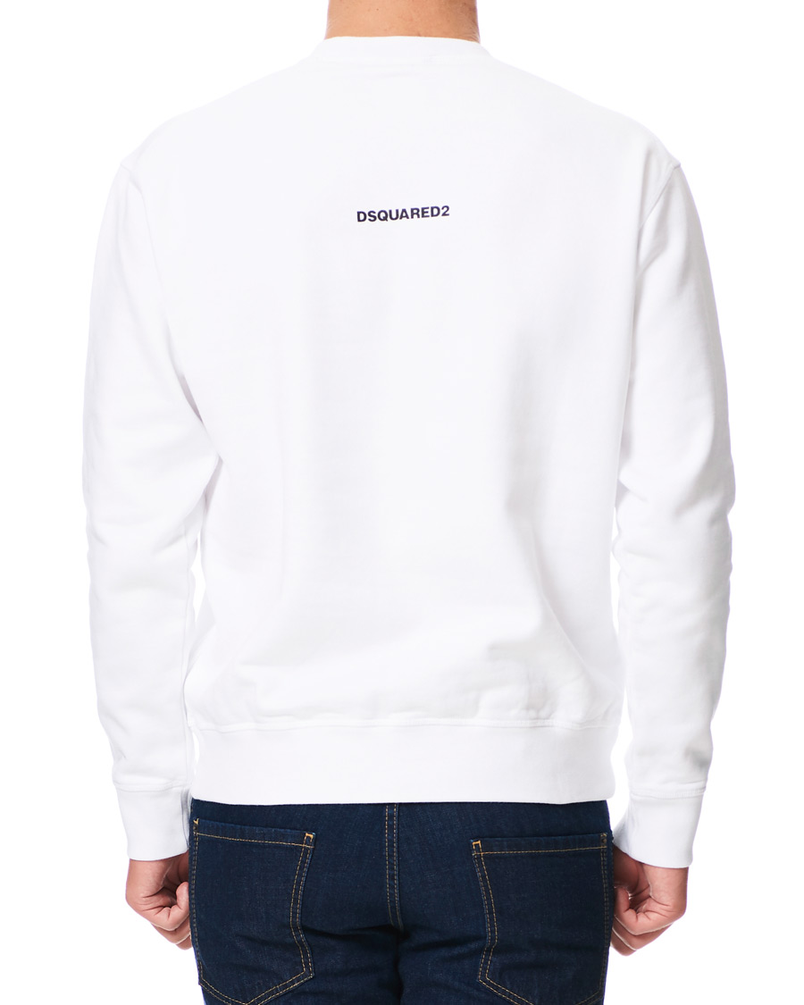 Herr | Tröjor | Dsquared2 | 25th Anniversary Capsule Collection Sweatshirt White