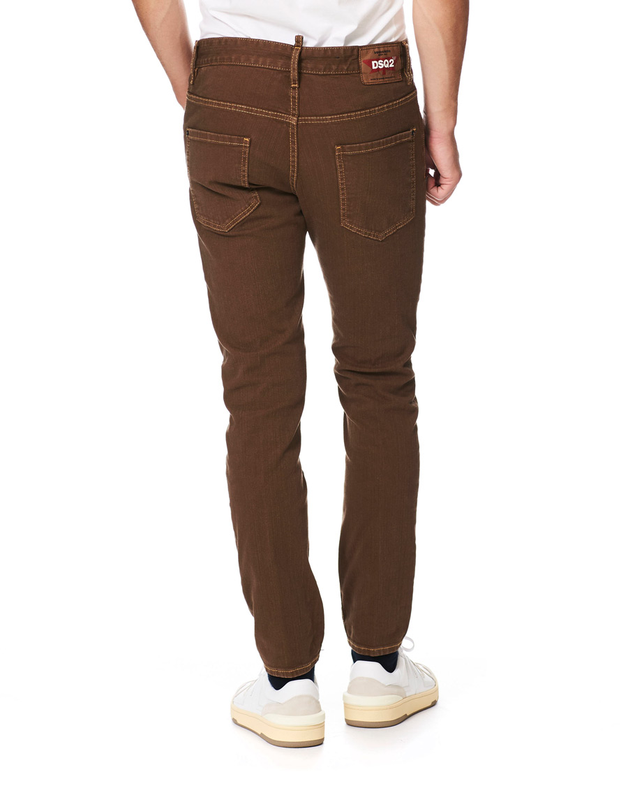 Herr | Byxor | Dsquared2 | Skater 5-Pocket Jeans Bull Garment Dyed Brown