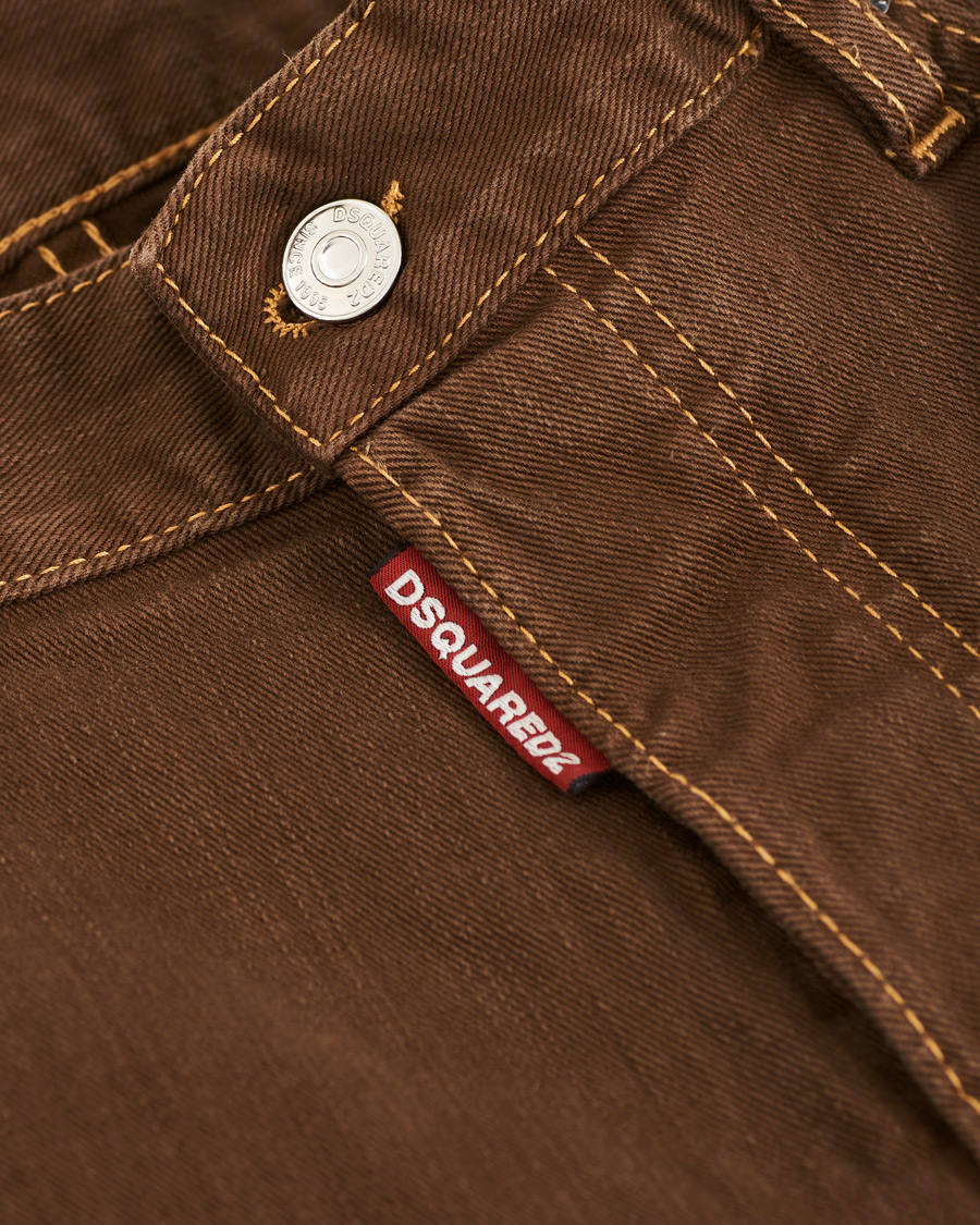 Herr | Byxor | Dsquared2 | Skater 5-Pocket Jeans Bull Garment Dyed Brown