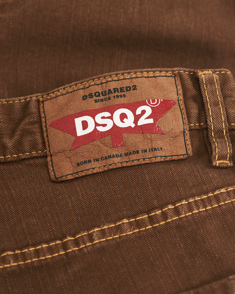 Herr | Byxor | Dsquared2 | Skater 5-Pocket Jeans Bull Garment Dyed Brown