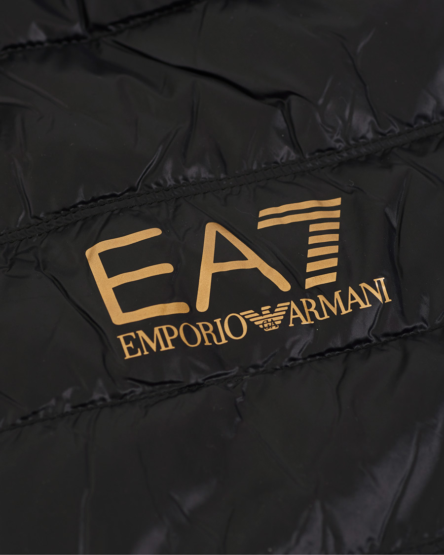 Herr | Jackor | EA7 | Train Core Light Down Hoodie Jacket Black/Gold
