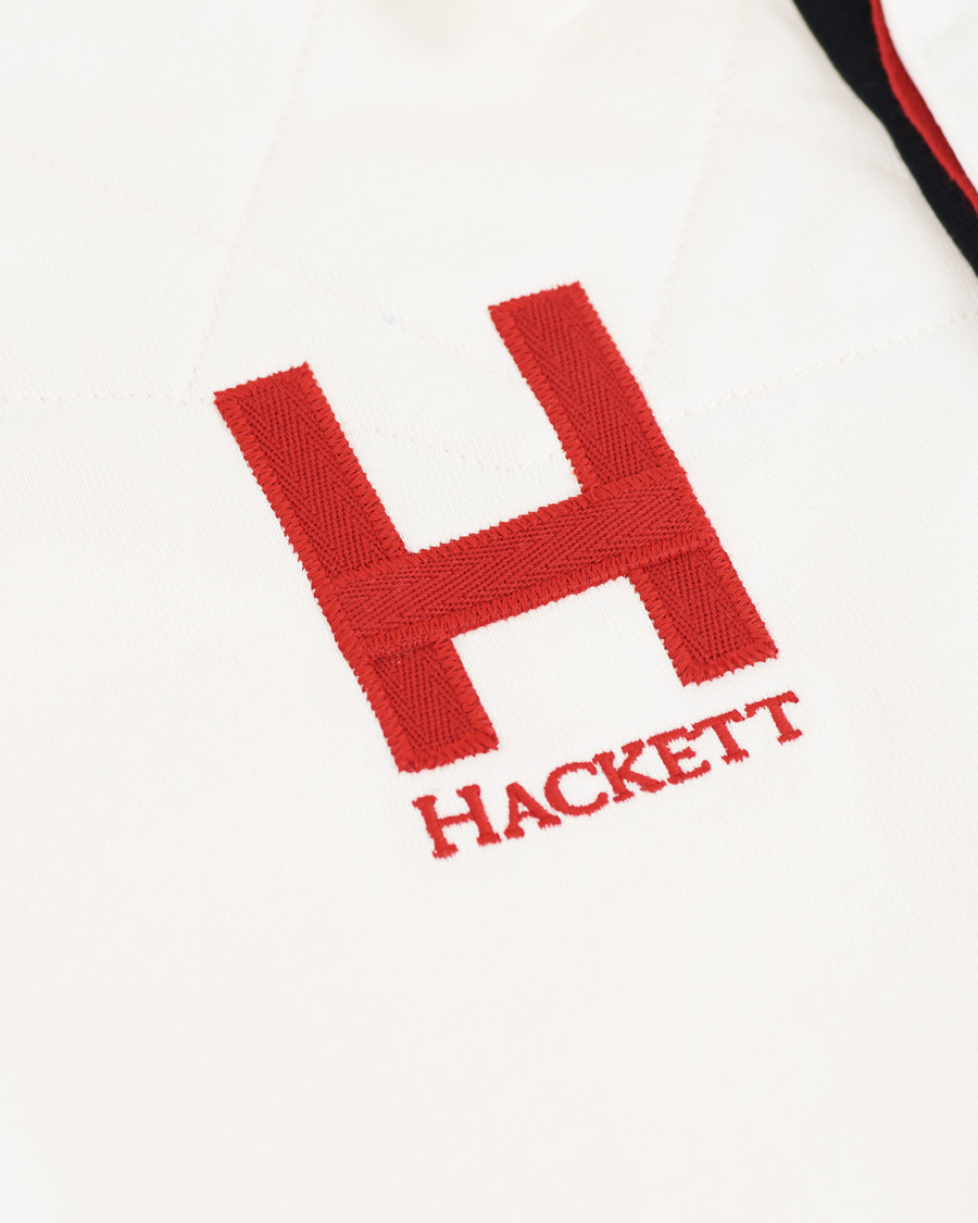 Herr | Tröjor | Hackett | Lions Long Sleeve Rugby Off White