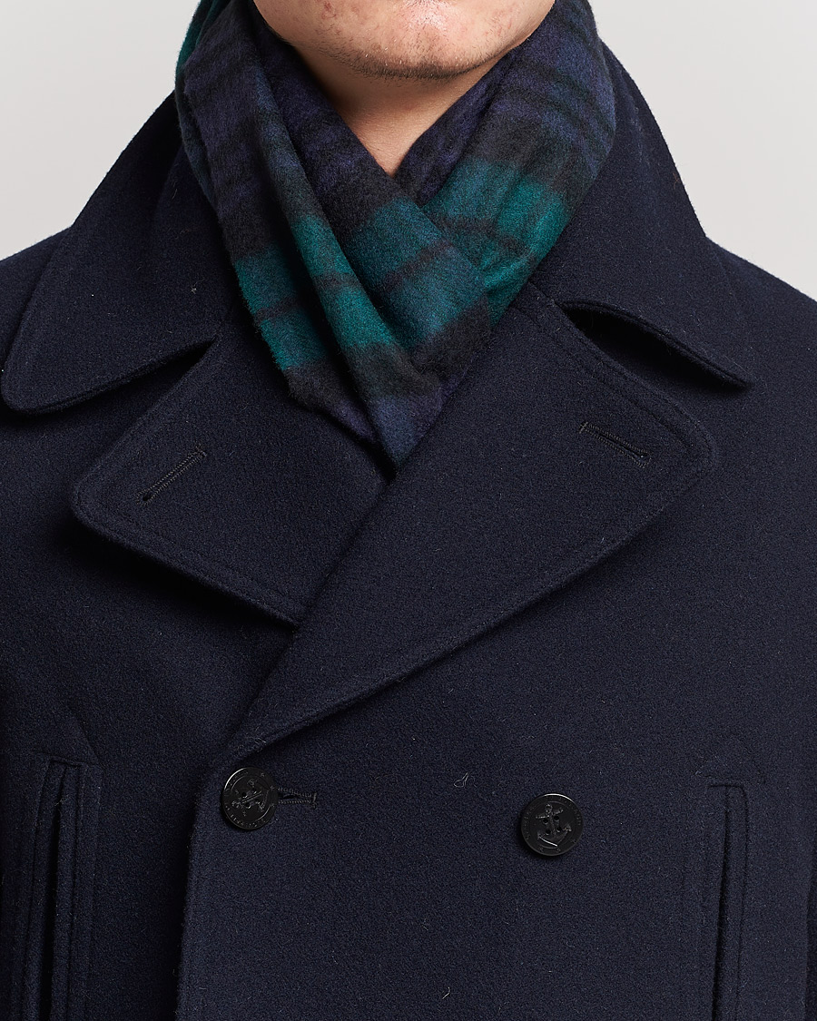 Herr | Johnstons of Elgin Cashmere Scarf Black Watch | Johnstons of Elgin | Cashmere Scarf Black Watch