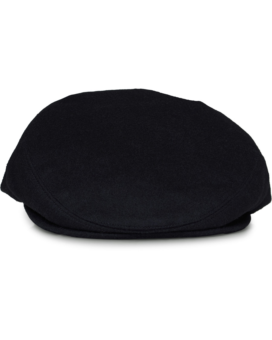 Herr | Lock & Co Hatters Glen Flat Loden Cap Navy | Lock & Co Hatters | Glen Flat Loden Cap Navy