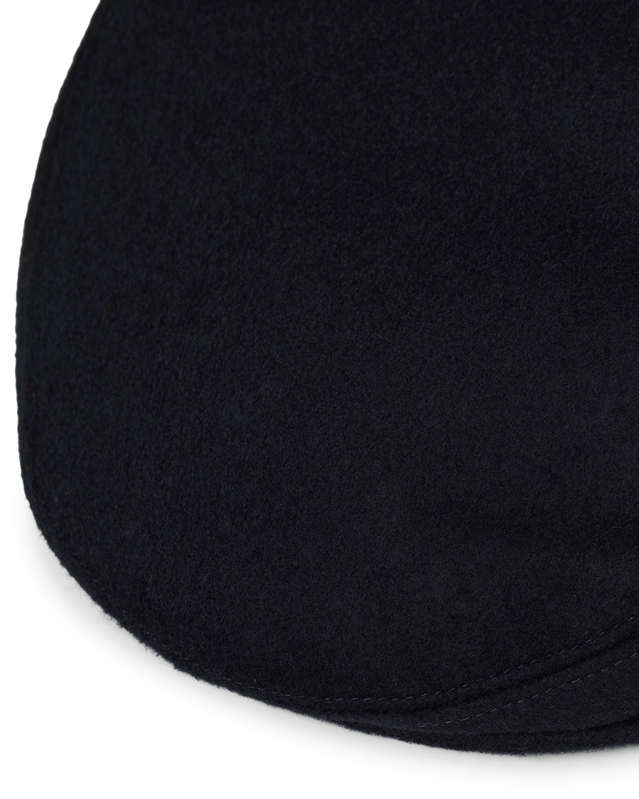 Herr | Lock & Co Hatters Glen Flat Loden Cap Navy | Lock & Co Hatters | Glen Flat Loden Cap Navy