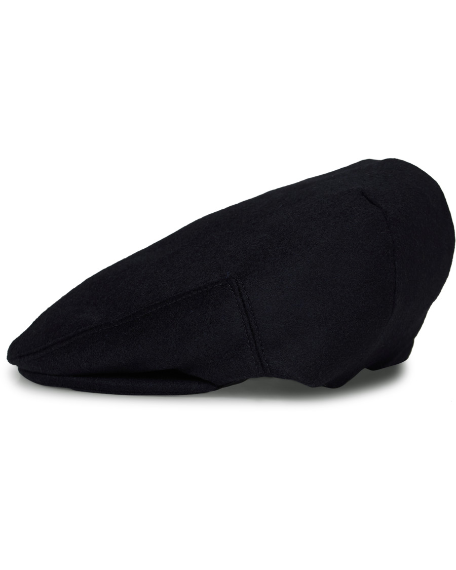 Herr | Lock & Co Hatters Glen Flat Loden Cap Navy | Lock & Co Hatters | Glen Flat Loden Cap Navy