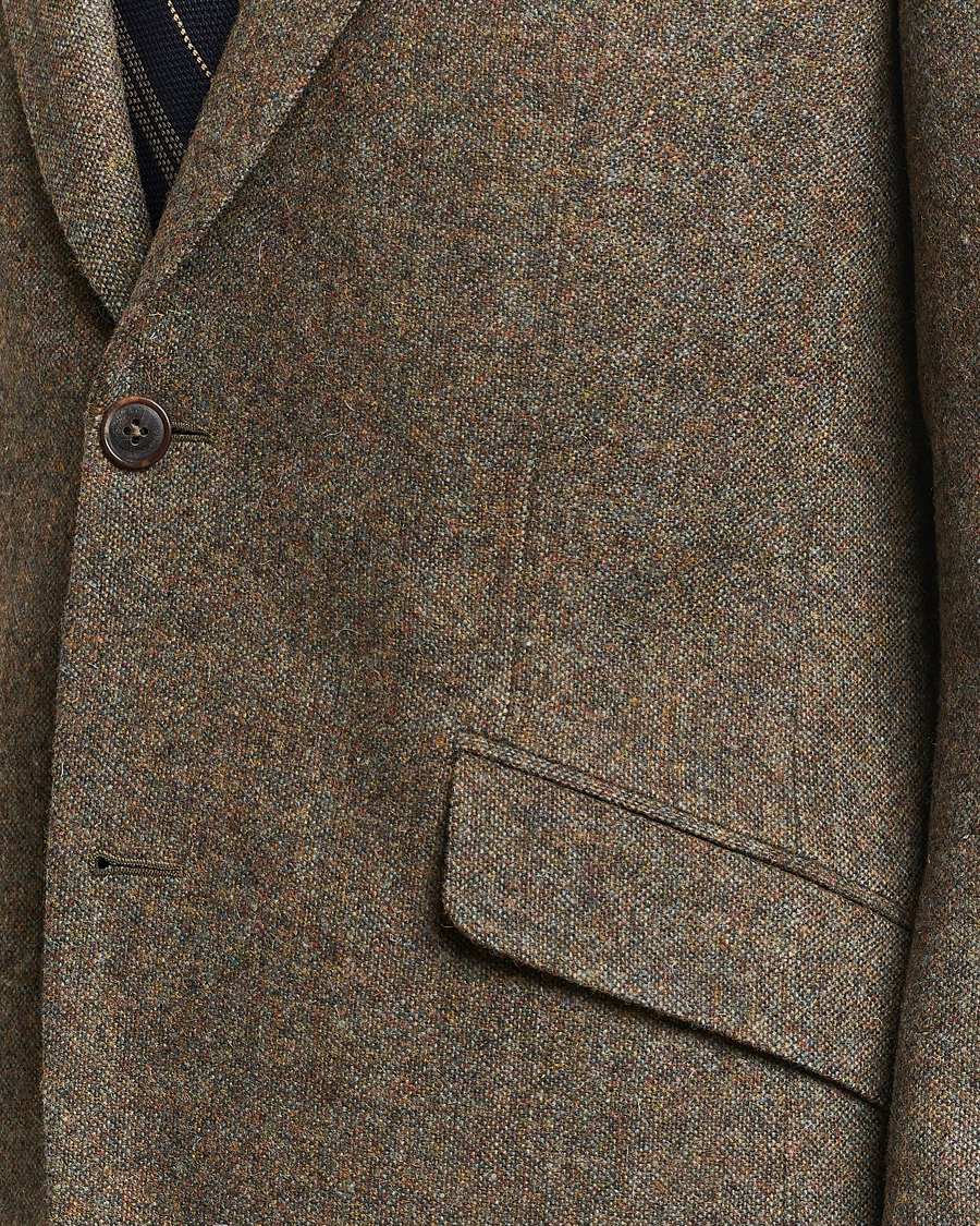 Herr | Kavajer | Walker Slater | Edward Wool Donegal Blazer Moss Green