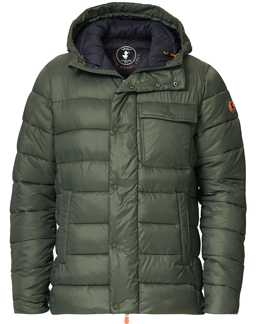 Herr | Jackor | Save The Duck | Lightweight Padded Front Pocket Jacket Thyme Green