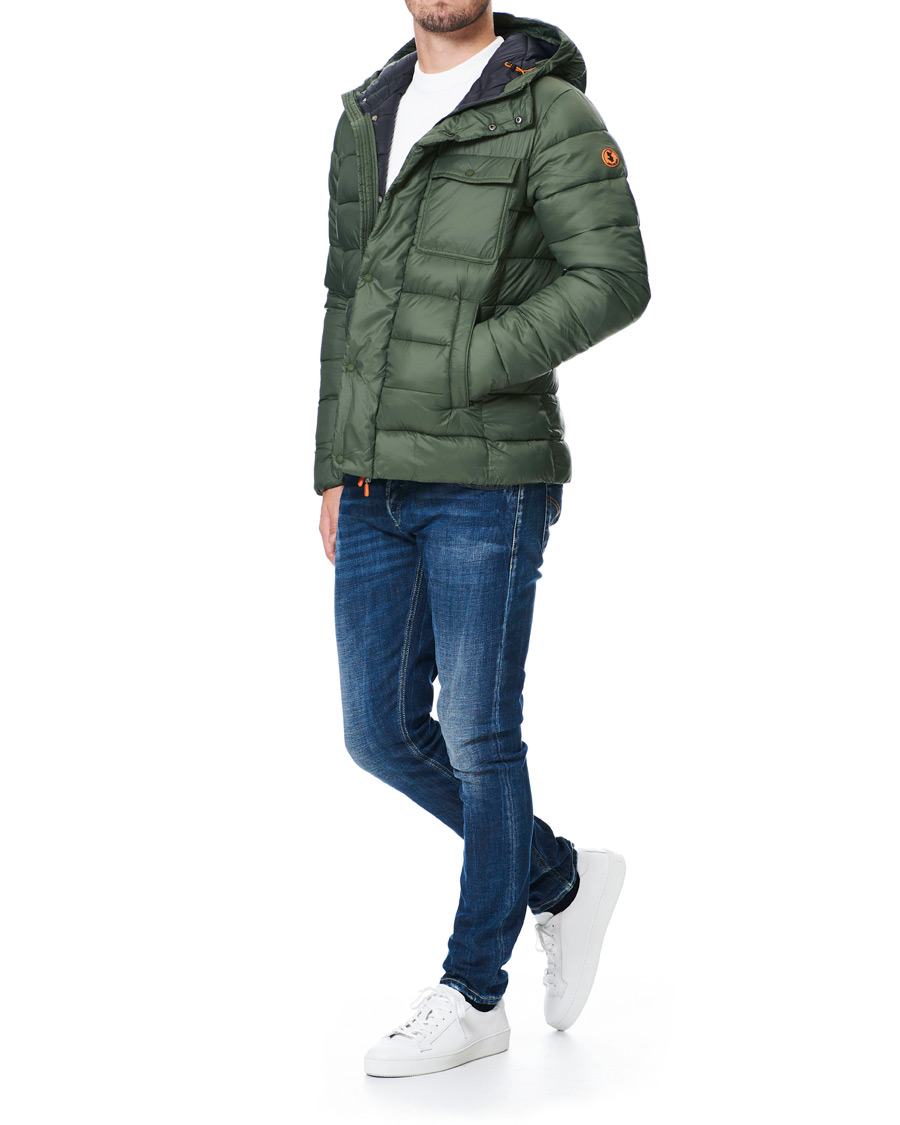 Herr | Jackor | Save The Duck | Lightweight Padded Front Pocket Jacket Thyme Green
