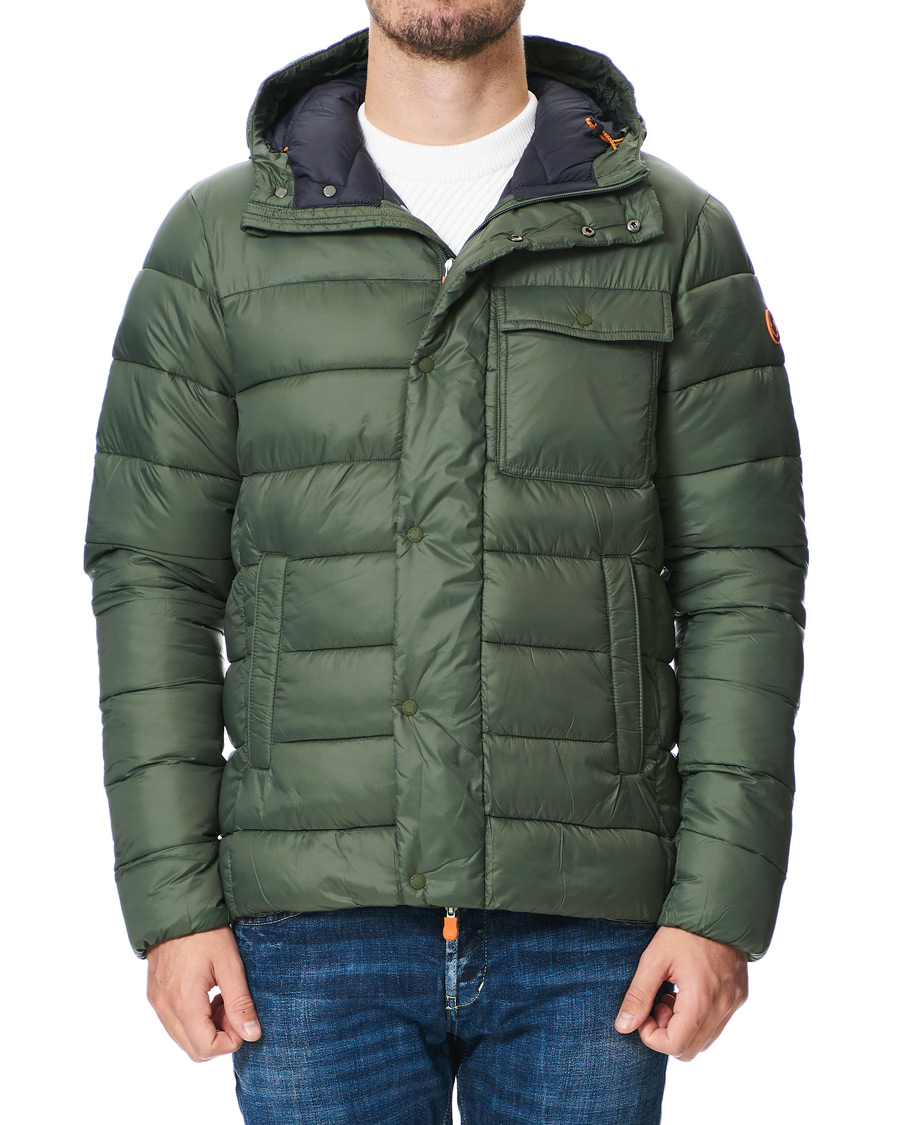 Herr | Jackor | Save The Duck | Lightweight Padded Front Pocket Jacket Thyme Green