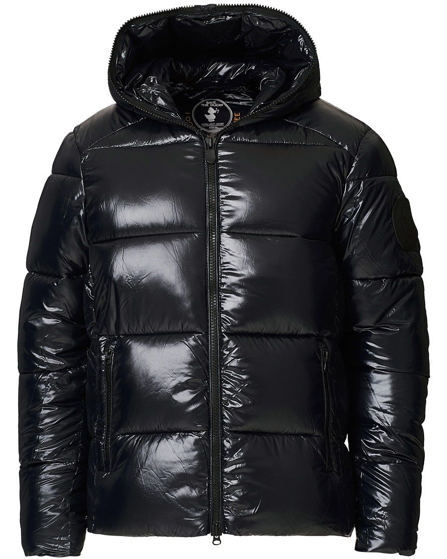 Herr | Jackor | Save The Duck | Mid Length Padded Puffer Black