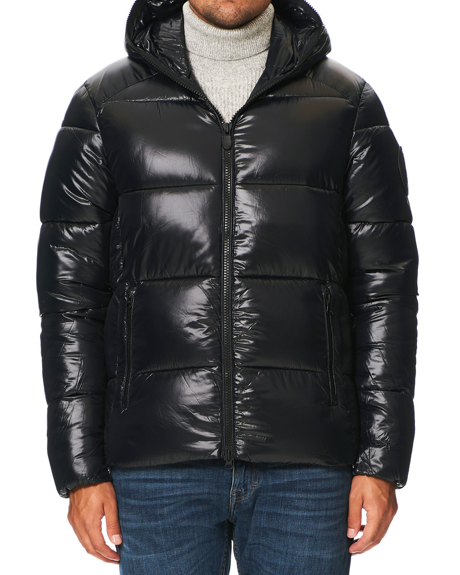 Herr | Jackor | Save The Duck | Mid Length Padded Puffer Black