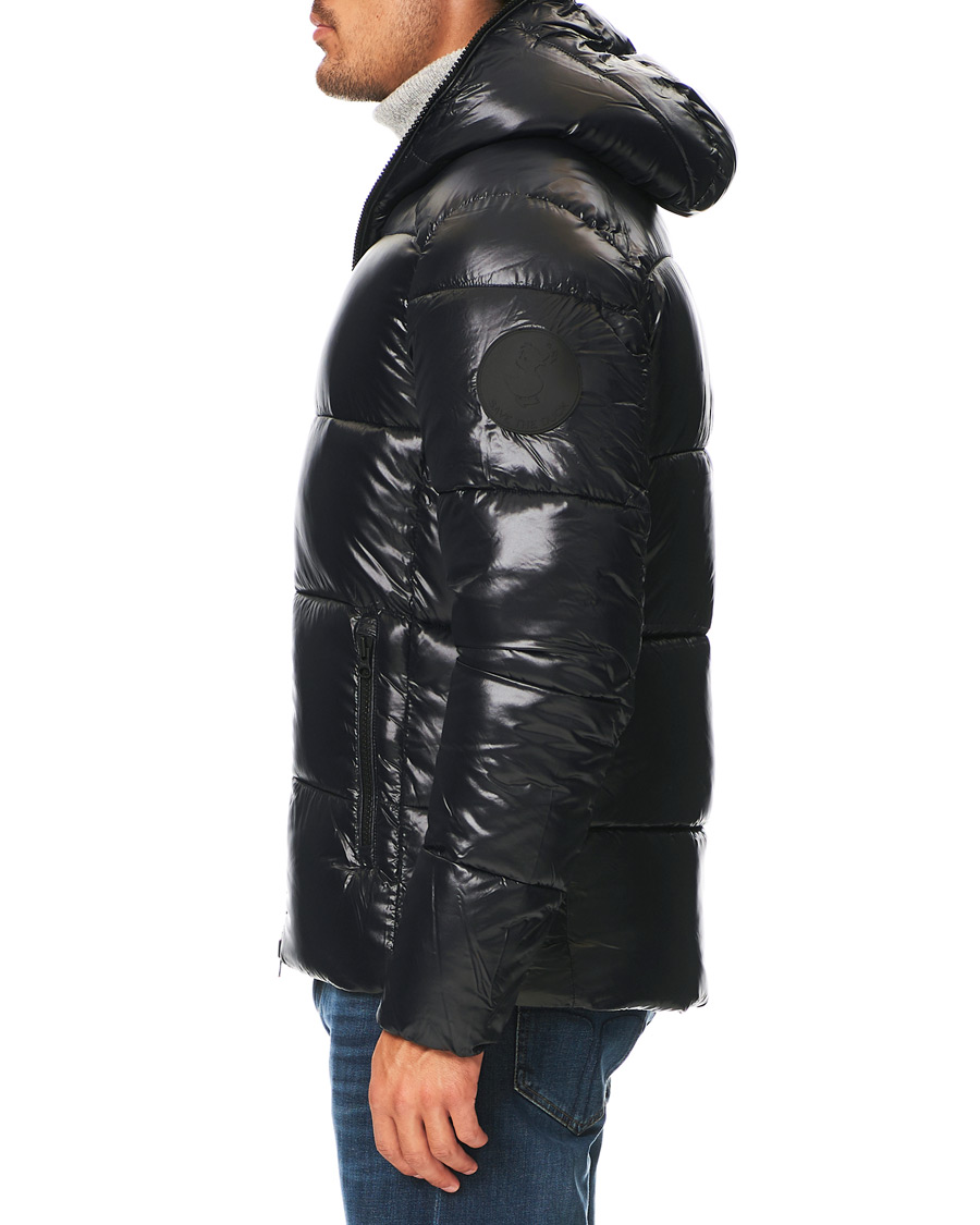 Herr | Jackor | Save The Duck | Mid Length Padded Puffer Black
