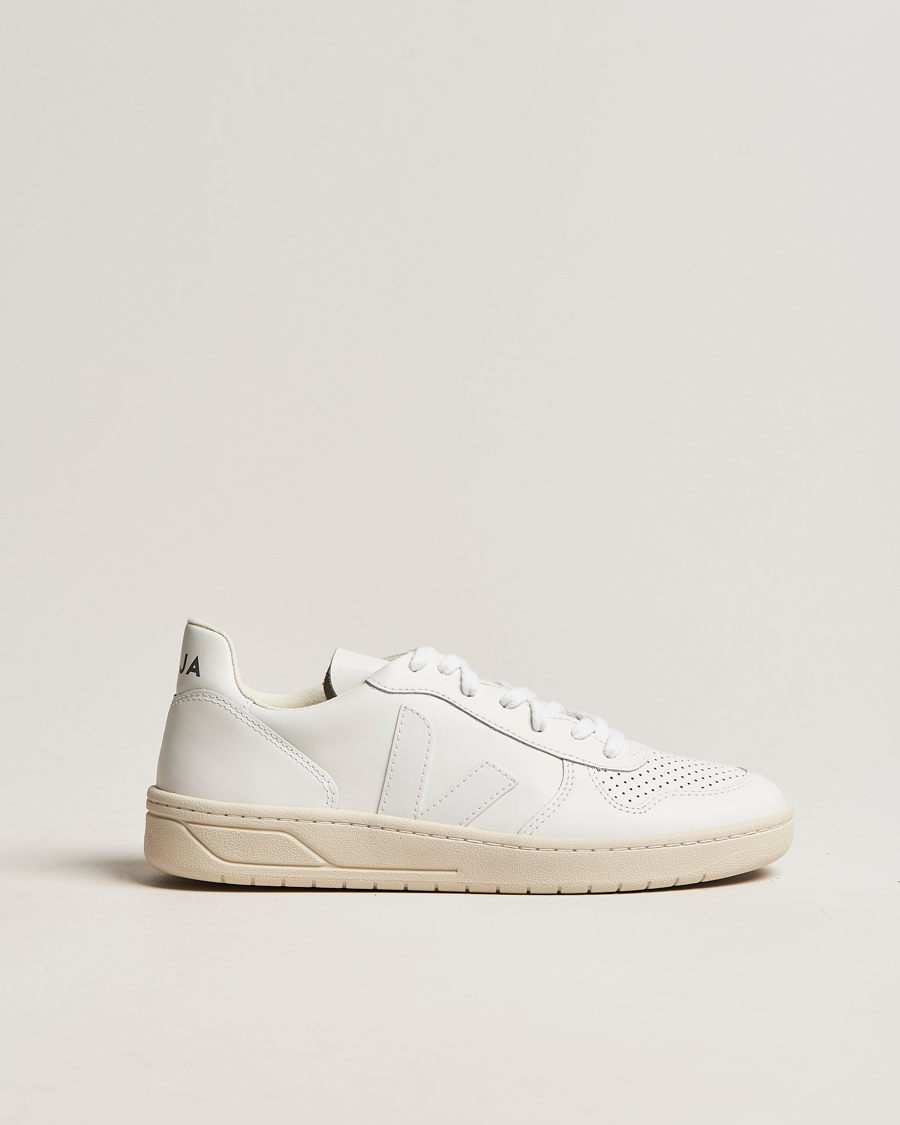 Herr | Veja V-10 Leather Sneaker Extra White | Veja | V-10 Leather Sneaker Extra White