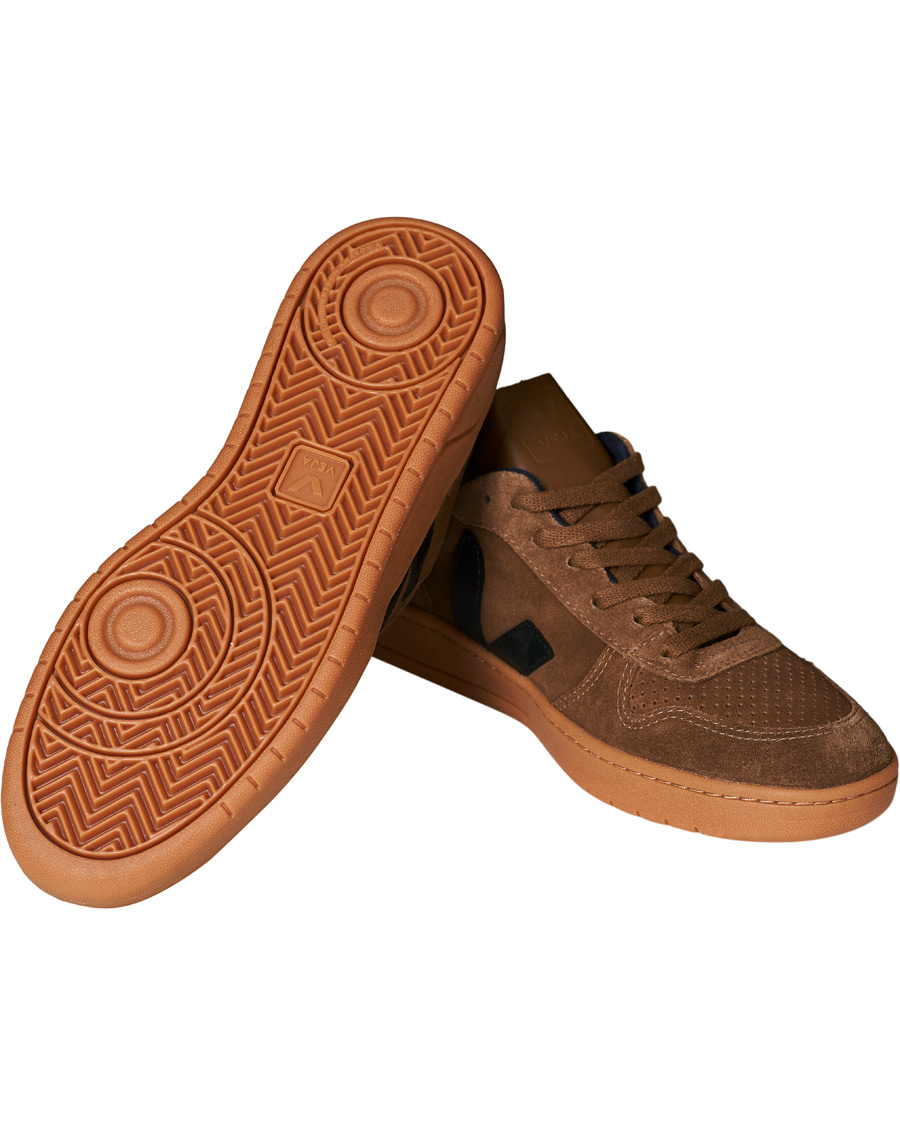 Herr | Veja V-10 Suede Sneaker Brown/Black | Veja | V-10 Suede Sneaker Brown/Black