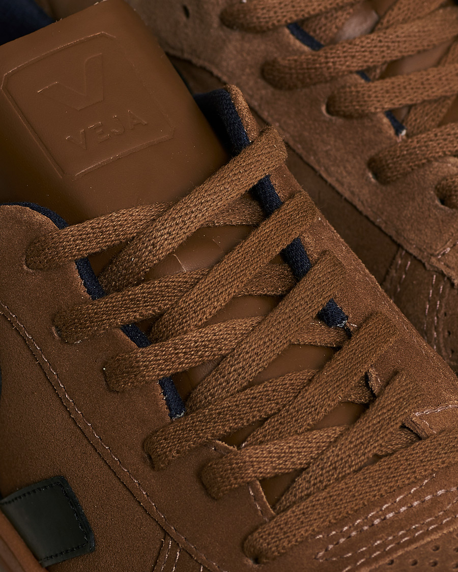 Herr | Veja V-10 Suede Sneaker Brown/Black | Veja | V-10 Suede Sneaker Brown/Black