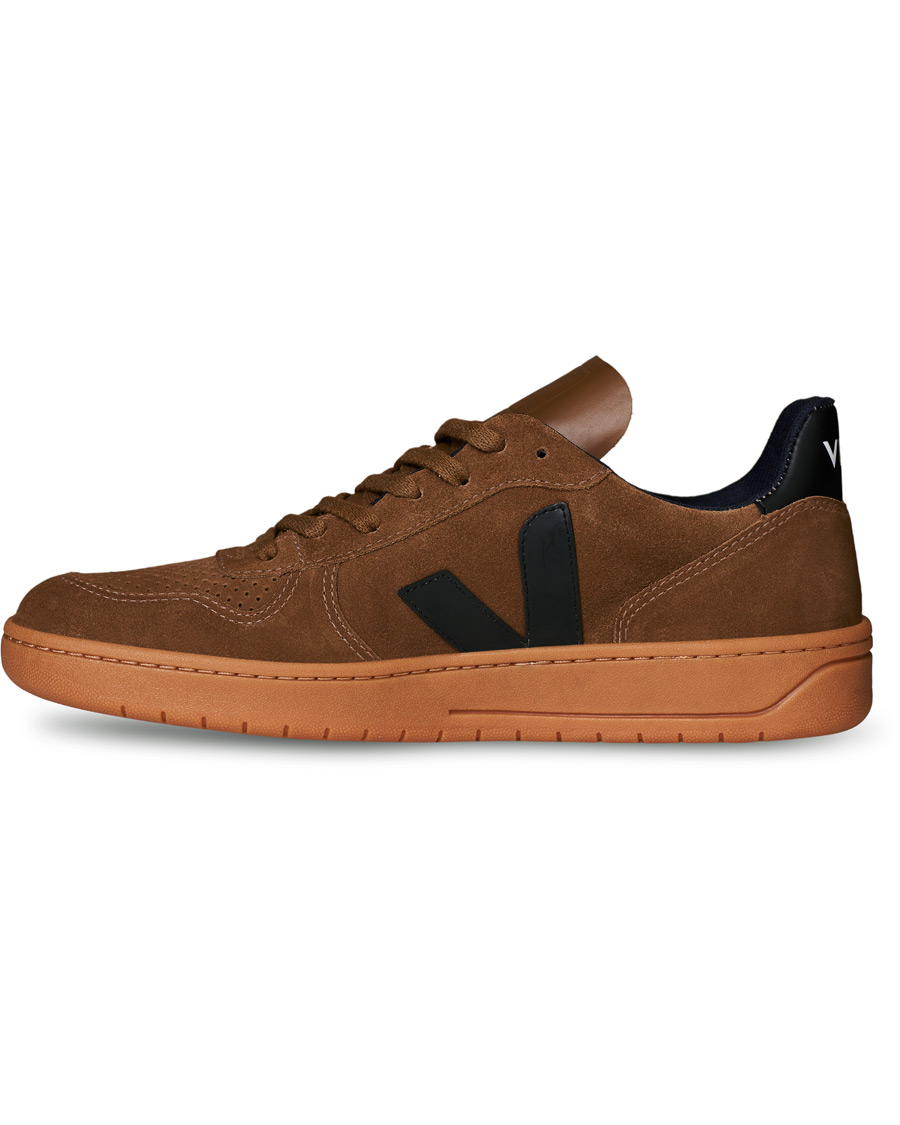 Herr | Veja V-10 Suede Sneaker Brown/Black | Veja | V-10 Suede Sneaker Brown/Black