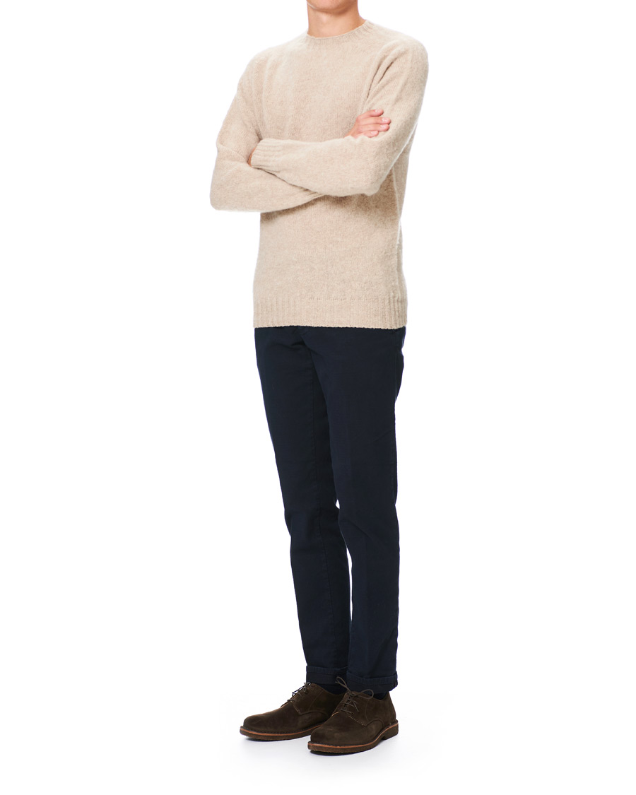 Herr | Tröjor | Howlin' | Brushed Wool Sweater Biscuit