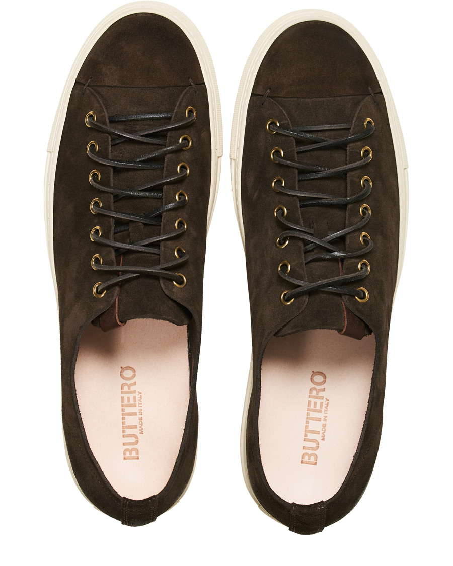 Herr | Buttero Suede Sneaker Dark Brown | Buttero | Suede Sneaker Dark Brown