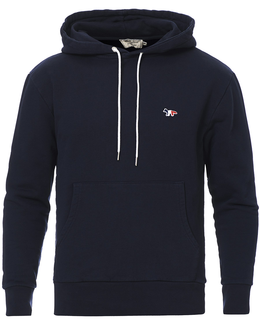 Herr | Tröjor | Maison Kitsuné | Tricolor Fox Hoodie Navy