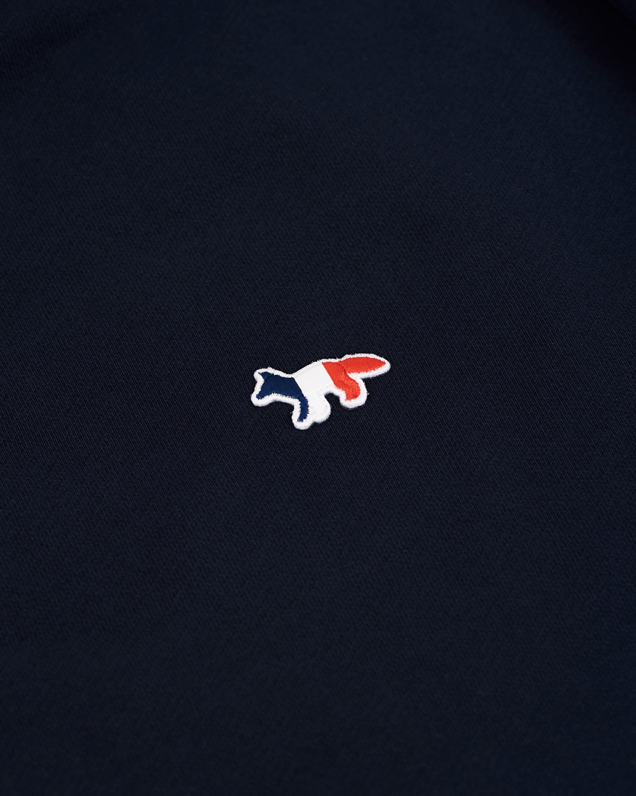 Herr | Tröjor | Maison Kitsuné | Tricolor Fox Hoodie Navy