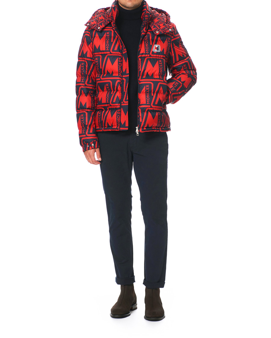 Herr | Jackor | Moncler | Frioland Hooded Down Jacket Red/Multi